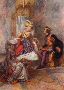 Sztuka Williama Szekspira: Henryk V (kolorowa litografia) autorstwa Gertrude E. Demain (after) Hammond