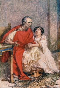 Wydaje mi się najbardziej dziwne, że ludzie powinni się bać…, ilustracja z „Juliusza Cezara” w „Opowieściach z Szekspira: opowiadane przez Thomasa Cartera”, opublikowanych ok. 1910 r. (litografia kolorowa)