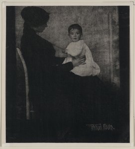 Portret pani Ward z dzieckiem autorstwa Gertrude Käsebier