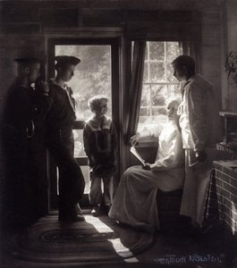 Słońce w domu autorstwa Gertrude Käsebier