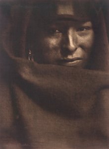 „Czerwony człowiek”, Gertrude Kasebier autorstwa Gertrude Käsebier