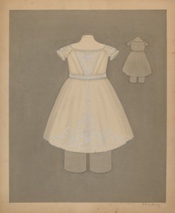 Sukienka dziecięca, ok. 1900 r. 1937. autorstwa Gertrude Lemberg