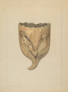 Kieszeń ścienna na kwiaty, 19351942. autorstwa Gertrude Lemberg