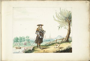 Moses ter Borch na wsi poza Zwolle