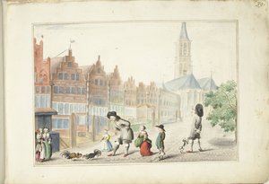 Walka kogutów na Sassenstraat w Zwolle