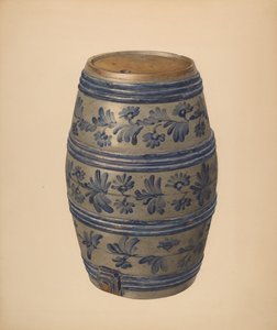 Beczka z wodą lub winem 1940.