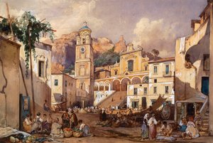 Katedra w Amalfi autorstwa Giacinto Gigante