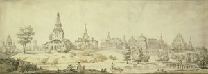 Widok Kołomienskoje, 1795 autorstwa Giacomo Antonio Domenico Quarenghi