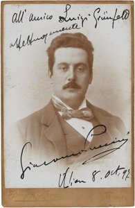 Portret kompozytora Giacomo Pucciniego 1858-1924, 1897.