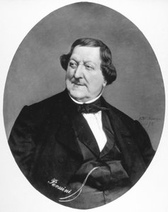 Portret kompozytora Gioacchino Rossiniego, dzieło malarza Vito D