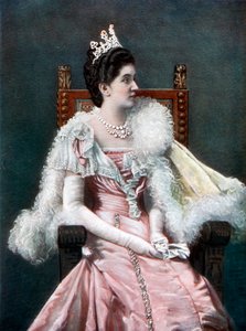 Królowa Włoch Elena, koniec XIX wieku.