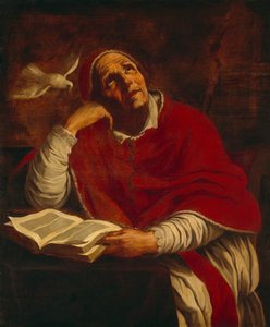 Św.Grzegorz (olej na płótnie)