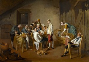Gra karciana, ok. 1738-1750