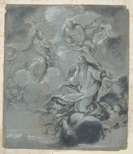 Apoteoza świętej kobiety autorstwa Giacomo Farelli