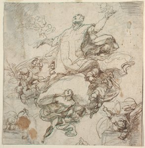 Gloryfikacja św. Filippo Neri autorstwa Giacomo Farelli