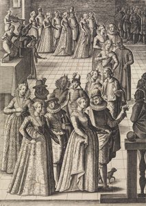 Imprezy lub tańce ..., ca. 1610.