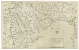 Mapa Indii i Azji Południowo-Wschodniej; Trzecia część rysunku Azji, 1561 autorstwa Giacomo Gastaldi