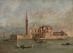 Capriccio wyspy w weneckiej lagunie