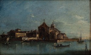 Wyspa Santo Spirito ok. 1790 r. (olej na płótnie)