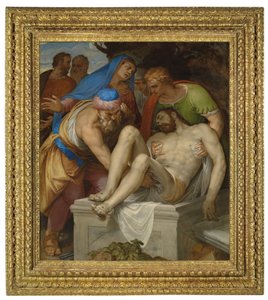 Złożenie do grobu (olej na płótnie) autorstwa Giambattista Farinati
