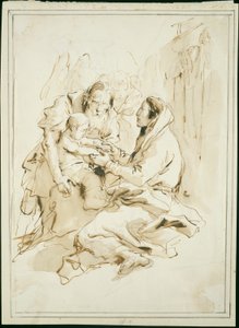 Święta Rodzina, Święty Józef z Księgą autorstwa Giambattista Tiepolo