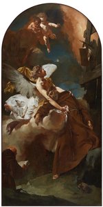 Św. Franciszek z Asyżu w ekstazie, ok. godz. 1729. autorstwa Giovanni Battista Piazzetta