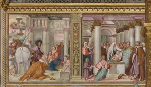 Central Aave, Piąte Przęsło Północne, Adoracja Trzech Króli, Prezentacja w Świątyni, Gian Francesco Bembo