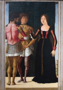 Brutus, Lukrecja i Collatinus, ok. 1490 (olej i tempera na panelu) autorstwa Gian Francesco de
