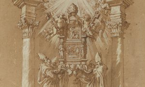 Studium do Katedry św. Piotra autorstwa Gian Lorenzo (studio of) Bernini