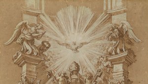 Studium do Katedry św. Piotra autorstwa Gian Lorenzo (studio of) Bernini