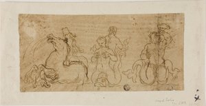 Figury fontanny autorstwa Gian Lorenzo Bernini