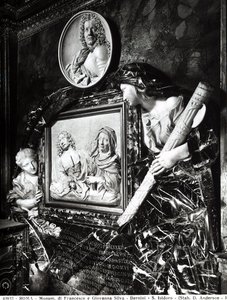 Pomnik Francesco i Giovanniego Silvy autorstwa Gianlorenzo Berniniego, 1663 autorstwa Gian Lorenzo Bernini