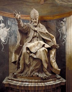 Papież Urban VIII, Gian Lorenzo Bernini (1598-1680) i asystenci, marmur autorstwa Gian Lorenzo Bernini