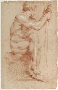 Siedzący akt męski autorstwa Gian Lorenzo Bernini