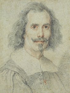 Tzw. Autoportret, XVII w. (kolorowe kredy na papierze)