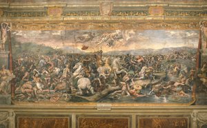 Bitwa pod mostem Mulwijskim, 1517-1524 autorstwa Gianfrancesco Penni