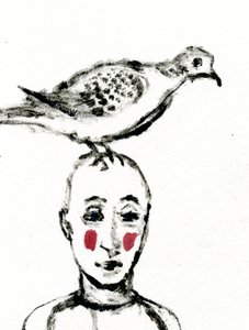 Homecoming,2017, (olej na papierze) autorstwa Gigi Sudbury