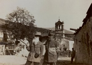 Album "Pictures of War II": Żołnierze włoscy w Val Chiusone do Podsenicy, 09.1917 (zdjęcie czarno-białe)