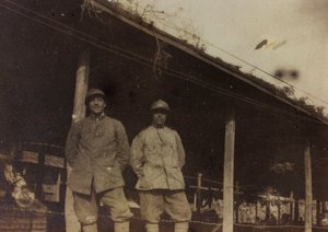 Album "Pictures of War II": Żołnierze włoscy w Val Chiusone do Podsenicy, 09/1917 (zdjęcie czarno-białe)