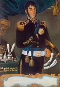Portret Jose san Martin autorstwa Gil de Castro