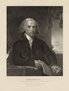 James Madison, Czwarty Prezydent Stanów Zjednoczonych, c.1828 (lito)