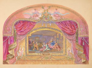 Malarstwo teatralne, 1935-1942.