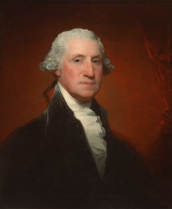 George Washington (portret Vaughana-Sinclaira) autorstwa Gilbert Stuart