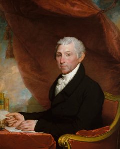 James Monroe, c.1820-22 (olej na płótnie) autorstwa Gilbert Stuart
