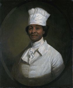 Portret kucharza Jerzego Waszyngtona autorstwa Gilbert Stuart