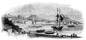 Widok Makau, 1847