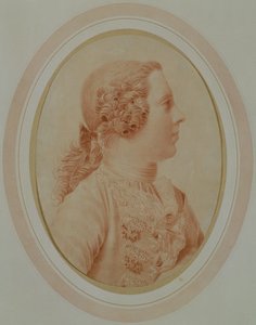 Portret Karola Edwarda Stuarta, pseudonim „Bonnie Prince Charlie” (1720-88) (czerwona kreda) autorstwa Giles Hussey