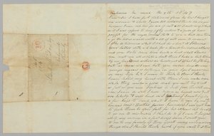 List do Samuela Foxa od Gilesa Saundersa w sprawie handlu niewolnikami, 9 marca 1847 r. autorstwa Giles Saunders