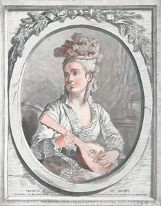 Portret Madame Huet, XVIII w. autorstwa Gilles Demarteau