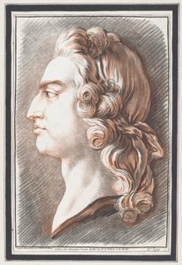 Ludwik XV autorstwa Gilles Demarteau, the Elder, after Jean François Clermont